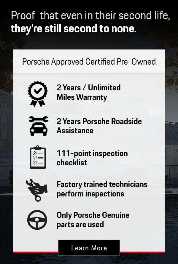 Porsche Approved Certified Pre-Owned